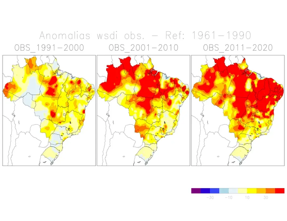 Mapa do Brasil com regiões ideais para climatizadores